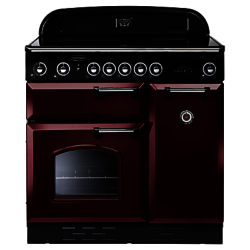 Rangemaster Classic 90 Induction Hob Range Cooker Cranberry